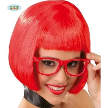 Paruka krátká červená