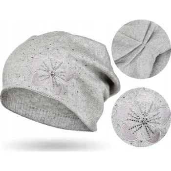 Čepice Zimní čepice Peterson šedá, univerzální velikost