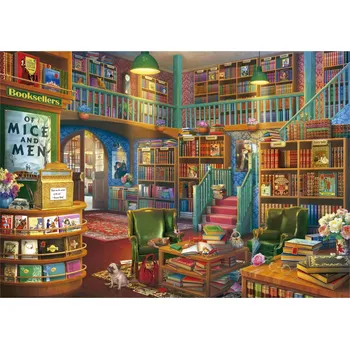 Puzzle EDUCA Nádherné knihkupectví 1000 dílků