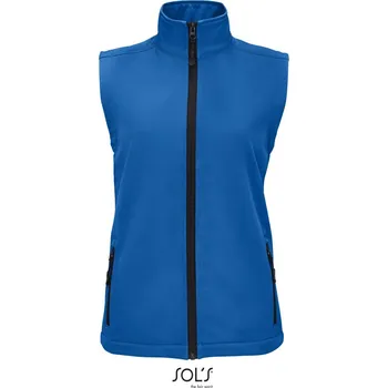 pracovní vesta SOL's Collection Vesta Race BW Women, 2-vrstvá, softshellová, dámská COT25288845002-royal blue M Modrá královská