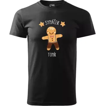 Pánské tričko Pánské vánoční tričko Perníček synáček