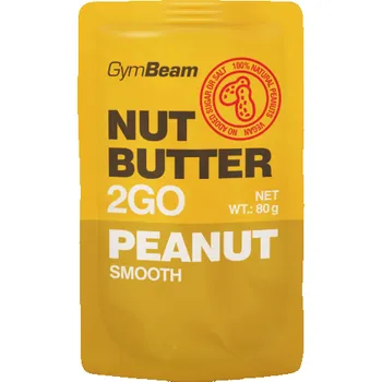 Potravina Ořechové máslo 2GO - arašídové máslo - GymBeam Balení (g): 15 x 80 g