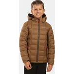 Chlapecká zateplená bunda Kilpi REBEKI-JB hnědá 146