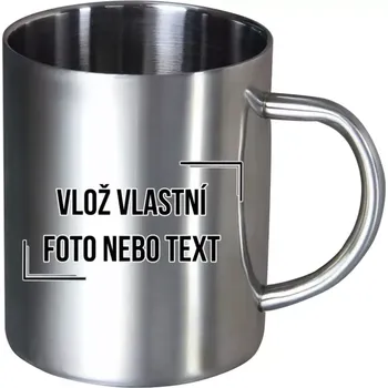 MOTOVIDLO.cz Nerezový hrnek s vlastním potiskem 300ml