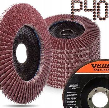 Brusný kotouč Brusný kotouč na dřevo a kov 125 mm lamelový P40 10 ks