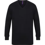 Henbury Pánský lehký svetr do V H720 Navy 4XL