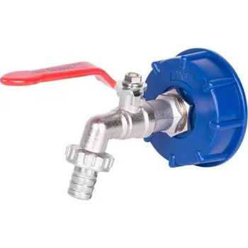 Ventil STREND PRO Sada Strend Pro, ventil 1/2-3/4" + redukcia plast a zinok + výpust, na IBC nádrž