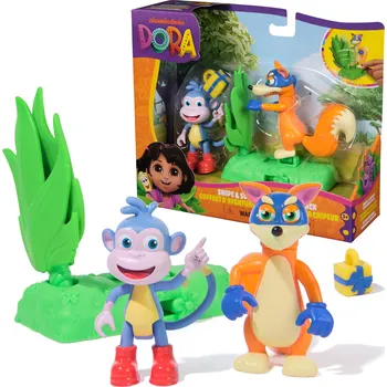 Dětské zboží Spin Master Dora Objevuje Svět Sada Swipe & Surprise 2 Figurky Zloděj a Boots + Doplňky