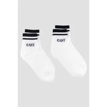 PONOŽKY GANT STRIPE ANKLE SPORT SOCKS 2-PACK MARINE