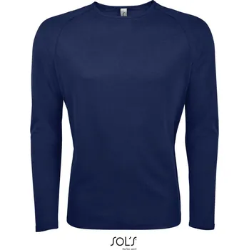 pracovní tričko SOL's Collection Tričko Sporty LSL Men, sportovní, dlouhý rukáv, pánské COT25207129013-french navy 3XL Navy french