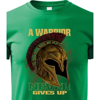 Chlapecké tričko Dětské tričko Spartan, Barva Zelená, Velikost 158 cm/12 roků, Canvas Dětské tričko Bezvatriko.cz 1769