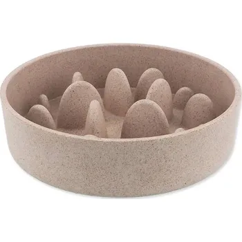 Miska pro psa Protihltací miska DOG FANTASY EcoStyle béžová (750ml) 17cm