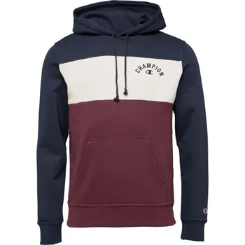 Pánská mikina Pánská mikina Champion HOODED S Vínová, Tmavě modrá, Bílá