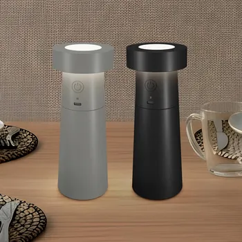 Lampička Lucande LED solnička a pepřenka Salt & Pepper, sada 2 ks světle šedá, tmavě šedá 2 x 1,2 W LED - Doprava zdarma