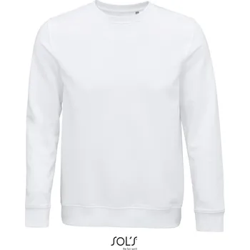 pracovní mikina SOL's Collection Mikina Comet, bio bavlna, unisex COT25357400100-white Bílá XS