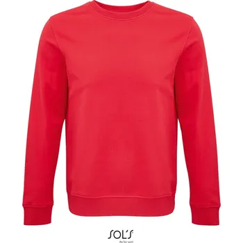 pracovní mikina SOL's Collection Mikina Comet, bio bavlna, unisex COT25357400414-red Červená 4XL