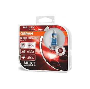 Autožárovky Osram sada 2ks H4 12V 60/55W P43t NIGHT BREAKER® LASER