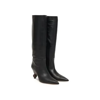 Dámské kozačky Kozačky Weekend Max Mara Tasca 2525796075600 Černá 37