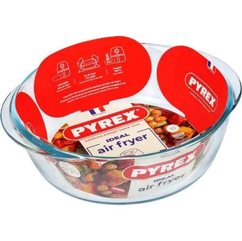 Skleněná mísa do horkovzdušné trouby PYREX 26cm/2,3l., borosilikát