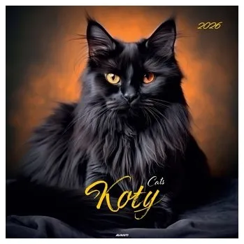Kalendář Kalendarz ścienny duży 2026 Koty\n KD-21 - ..