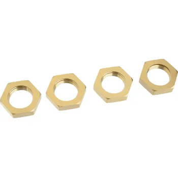 Matice Team Corally Matice kol - Vroubkované - Hliníkové - zlaté - 4 ks - expresní doprava