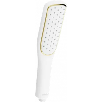 Sprchová hlavice Mexen R-49 sprchová hlavice 1-funkční, bílá/zlatá - 79549-25 Sprchové rukojeti