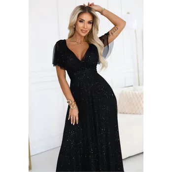 Dámské oblečení Dámské šaty NUMOCO 635-2 ČERNÁ unisize