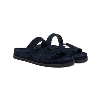 Dámské pantofle Nazouváky Tory Burch Ines Sport Slide 163481 Tmavomodrá 40