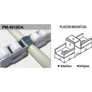 Dílenský regál Úchytka válečkové dráhy - oboustranná
