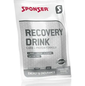 Iontový nápoj SPONSER RECOVERY DRINK - Lehký ovocný regener Příchuť: Strawberry-Banana, Váha: 60g