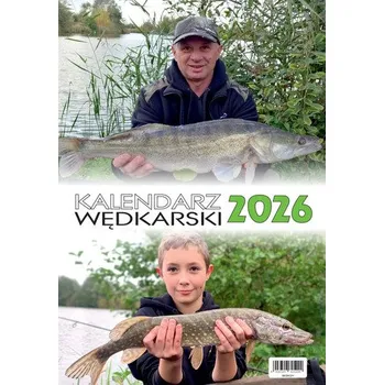 Kalendář Kalendarz ścienny 2026 13-kartkowy 2026 Wędkarski