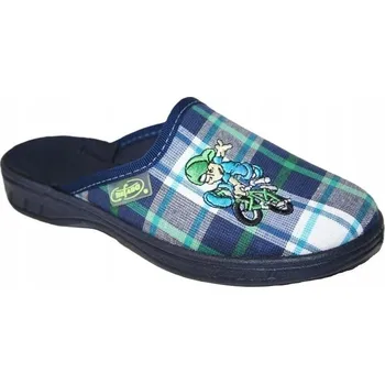Chlapecké bačkory Befado dětské papuče modré, velikost 27