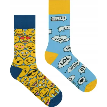 Pánské ponožky Spox Sox Ponožky Smajlíci vícebarevné, velikost 40-43