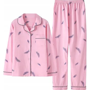 Dámské pyžamo Dámské ROZEPÍNACÍ pyžamo, KOMPLET košile a kalhoty do nemocnice, sanatoria, XL