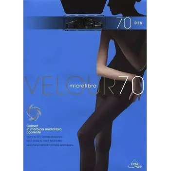Dámské punčochy Punčochové kalhoty Velour 70 nero 4