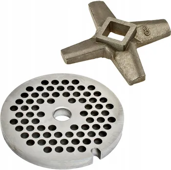 Kuchyňský mlýnek Sada nože jednostranného + sítko 8 x 4 pro mlýnek na maso Zelmer Č. 8