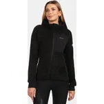 Dámská chlupatá fleecová mikina s kapucí Kilpi NORKA-W černá 34