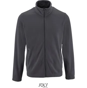 pracovní bunda SOL's Collection Bunda Norman Men, fleecová, pánská COT25209323813-charcoal gr 3XL Šedá charcoal