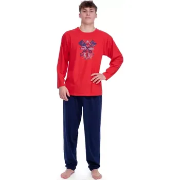 Pánské pyžamo 3524/4195 - pánské pyžamo Ruko, XL, mix vzor