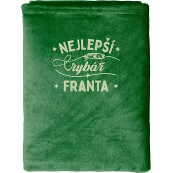 deka Deka mikroplyš (150x200 cm) Nejlepší rybář se jménem