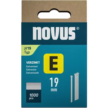 Hřebík K044-0090 Novus hřebíky typ E, J/19 mm, 1000 ks