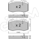 Sada brzdových destiček, kotoučová brzda CIFAM 822-563-5