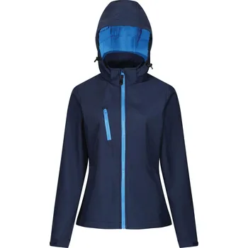 Dámská bunda REGATTA Dámská třívrstvá membránová softshellová bunda 2XL ČERNÁ|ŠEDÁ