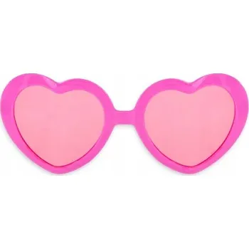 Párty brýle PartyPal ve tvaru srdce, růžové