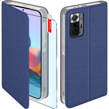 Pouzdro na mobilní telefon Pouzdro s klopou KrainaGSM pro Xiaomi Redmi Note 10 Pro modré