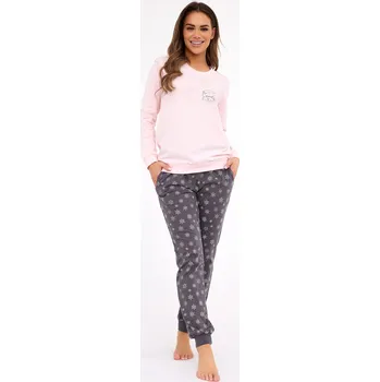 Pánské oblečení Pyžamo Cornette 163/461 Snow long/r S-2XL dámské Růžová XL