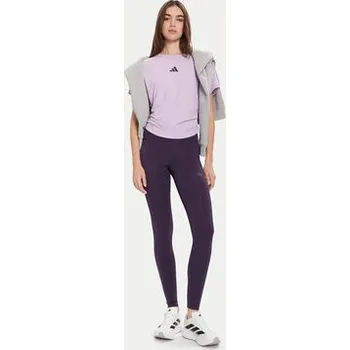 Dámské legíny adidas Legíny Train Essentials Big Logo JX4758 Fialová Slim Fit XS