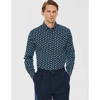 Pánská košile Pako lorente pánská košile casual s dlouhým rukávem slim střih bavlna velikost XL