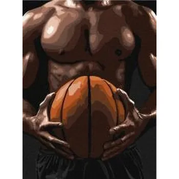 Set školních potřeb Malowanie po numerach - Tors koszykarza 30x40cm