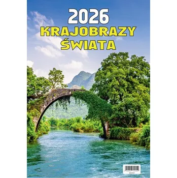 Kalendář Kalendarz ścienny 2026 13-kartkowy 2026 Krajobrazy świata